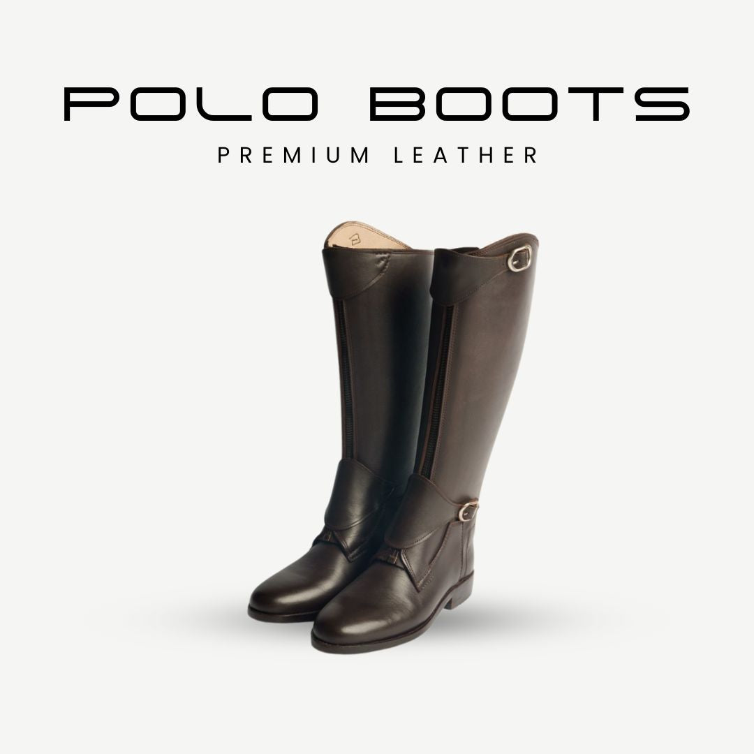 Premium Leather Polo Boots