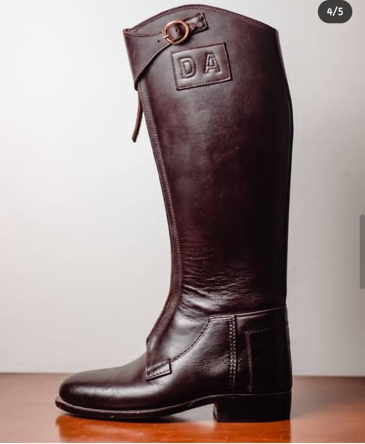 Premium Custom Riding Boots – with intial