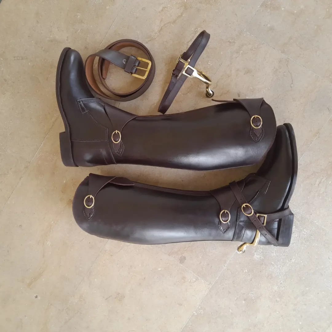 Polo Boots – Classic Cow Leather with supr and belt