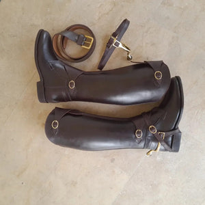Polo Boots – Classic Cow Leather with supr and belt