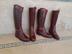 Custom Ribbed Polo Riding Boots -  Premium Quality