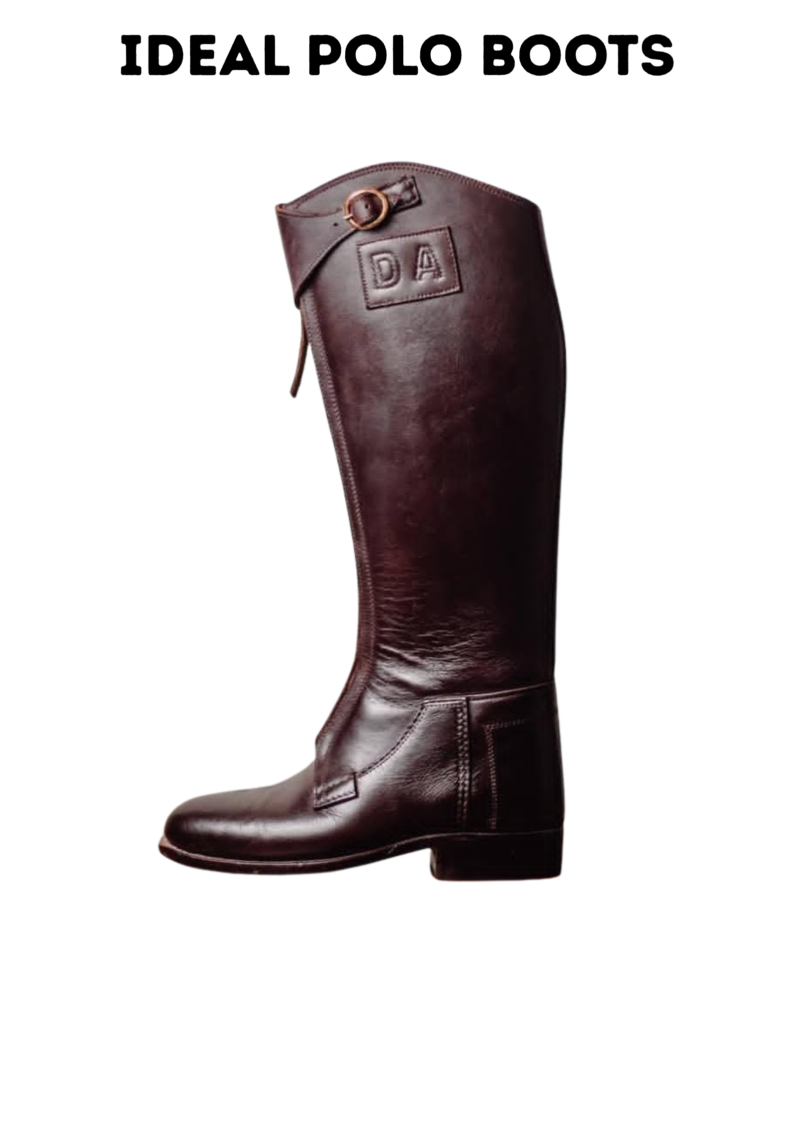 Premium Custom Riding Boots – with intial